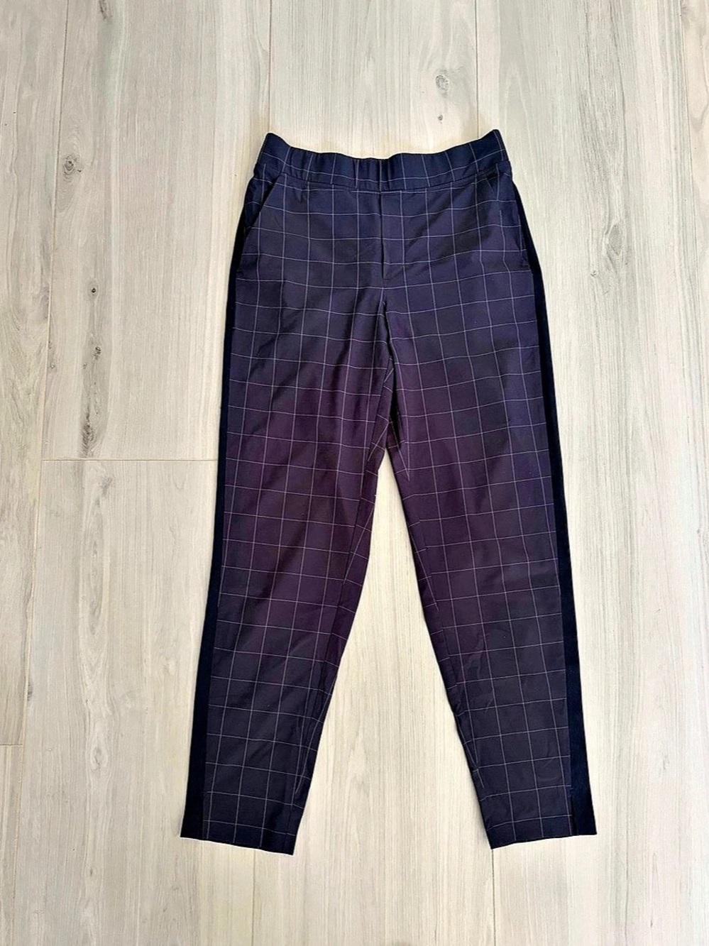 Athleta Brooklyn Textured Ankle Pant Black Size 2